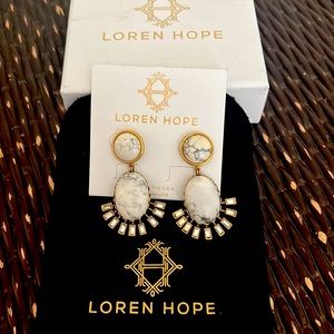 Loren Hope Stone Drop Earrings